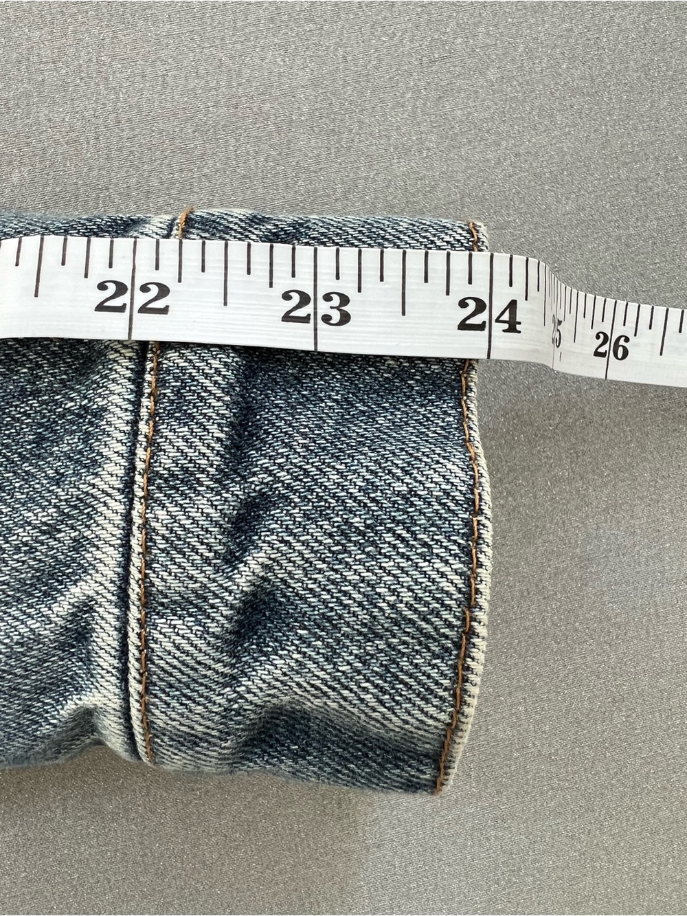 H&M | Medium Wash Blue Denim Jacket Dress Size XS - Picture 16 of 17